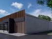 3D визуализация Магазин из сэндвич панелей