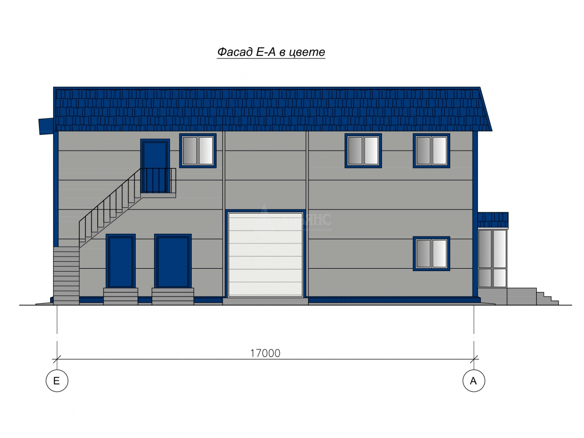 3D визуализация Автосервис из сэндвич-панелей - фото 4